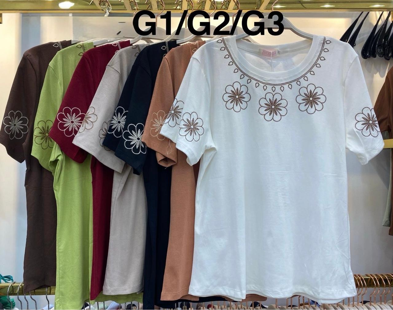 Plus: G1 G2 y G3 algodon con bordado