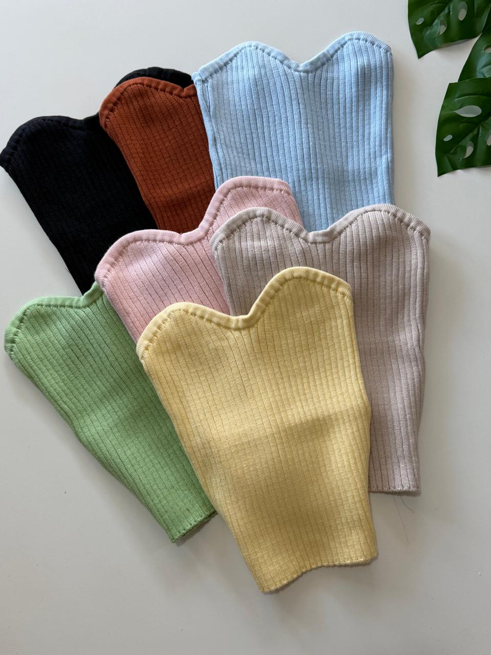 Strapless de hilo antialérgico, variedad de tonos