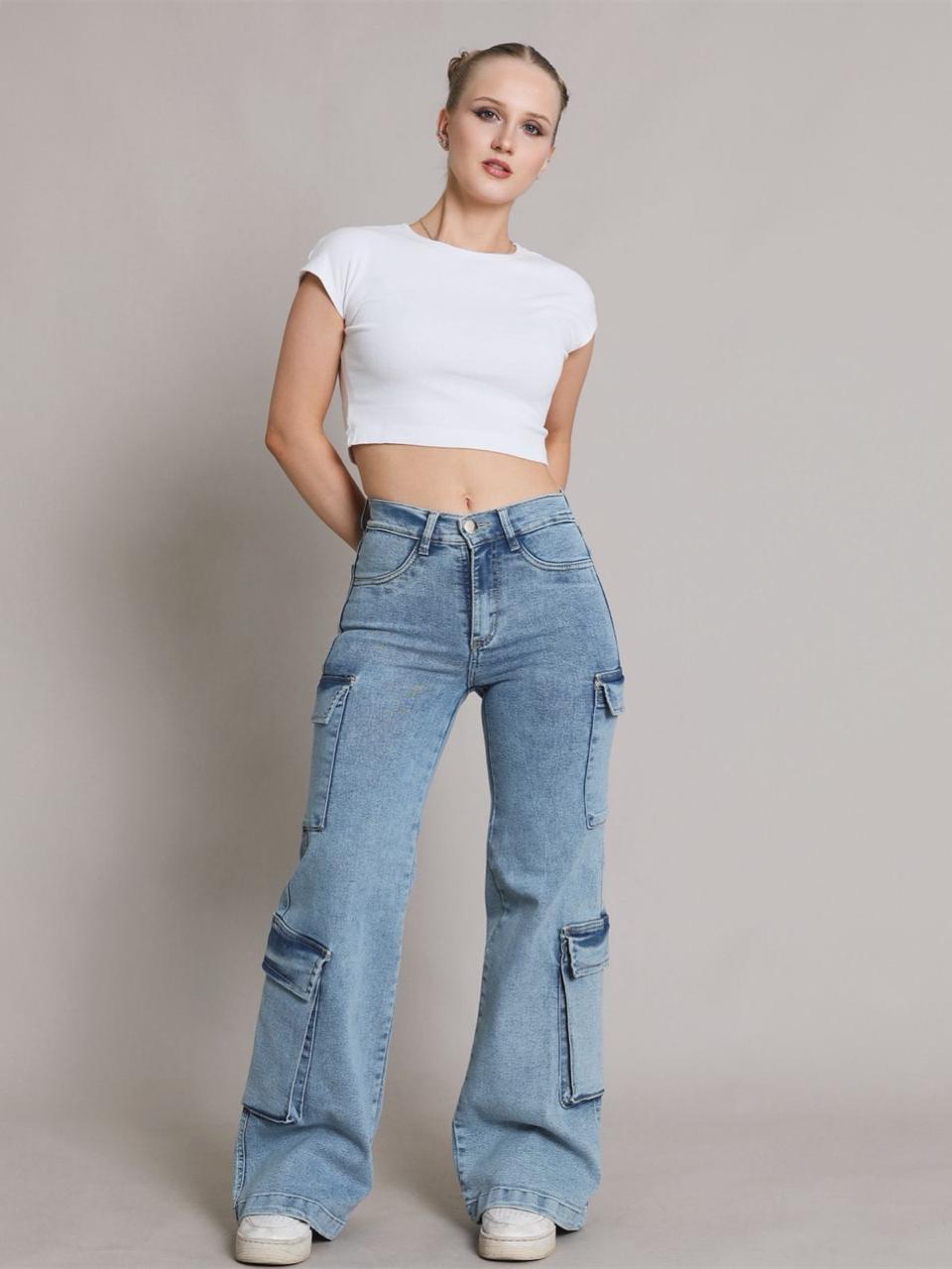 Cargo de cintura alta y bien elastizado