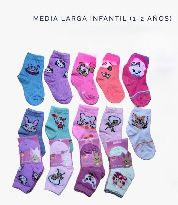 Media infantil 3 pares por 5 mil