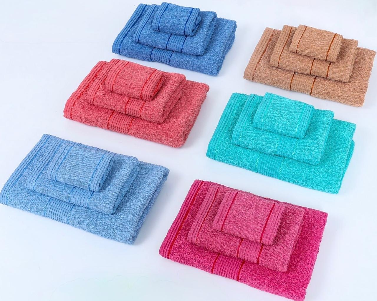 Juego de toallas de 3 piezas (Mano, Medio y Grande)