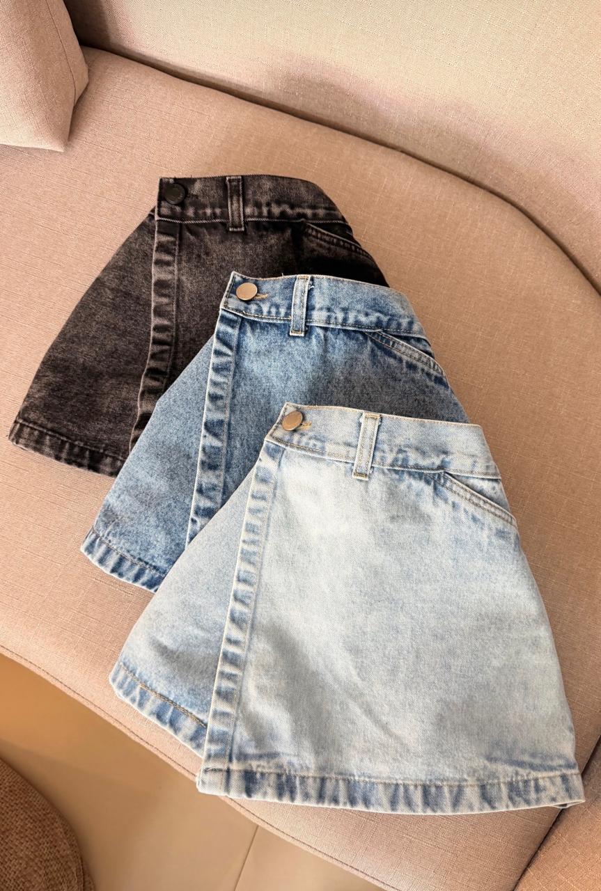 Short Pollera en Tela Rígida - Reposición 😍