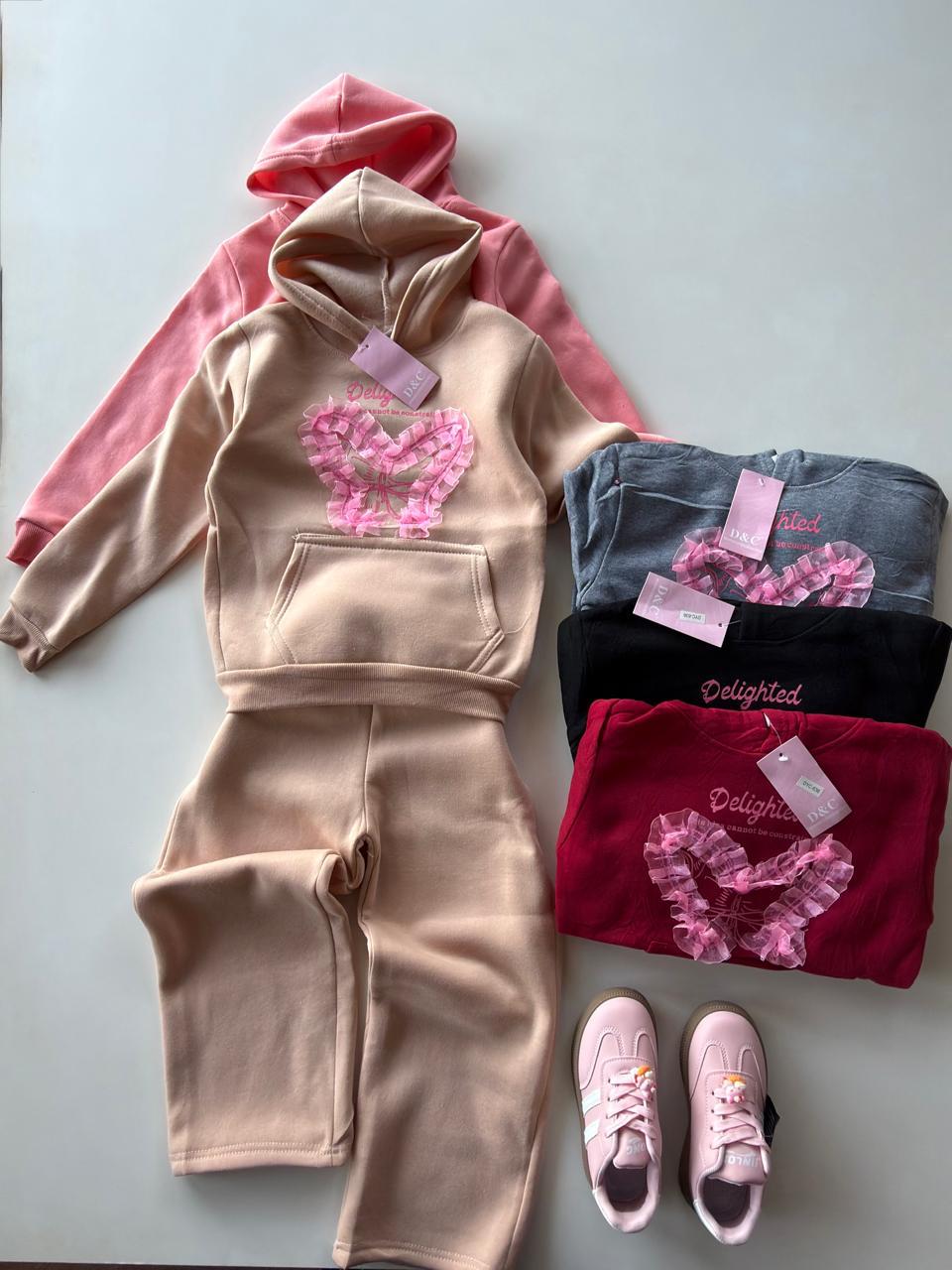 Conjunto de Buzo y Pantalón para Niñas - Mariposa 🦋✨