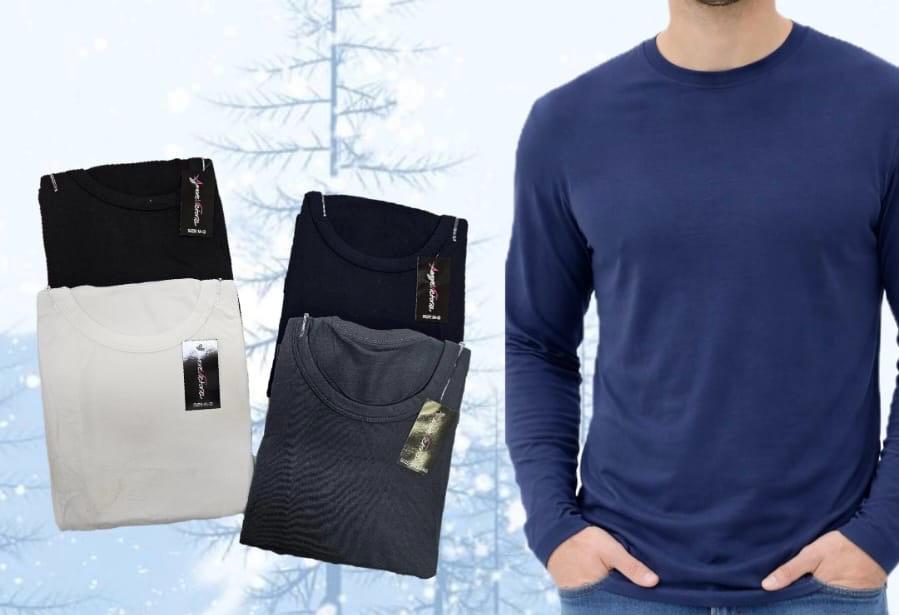 Remera Segunda Piel para Caballero 👕❄️